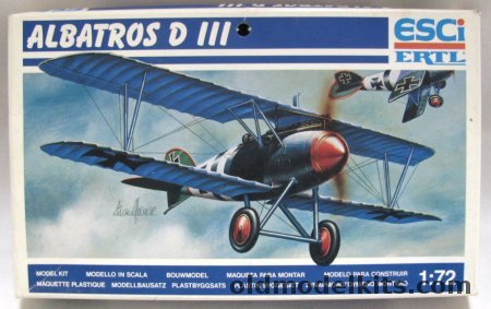 ESCI 1/72 Albatros DIII (D-III), 9021 plastic model kit
